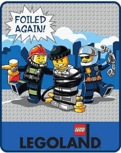 LEGOLAND City Foiled Again Plush Throw